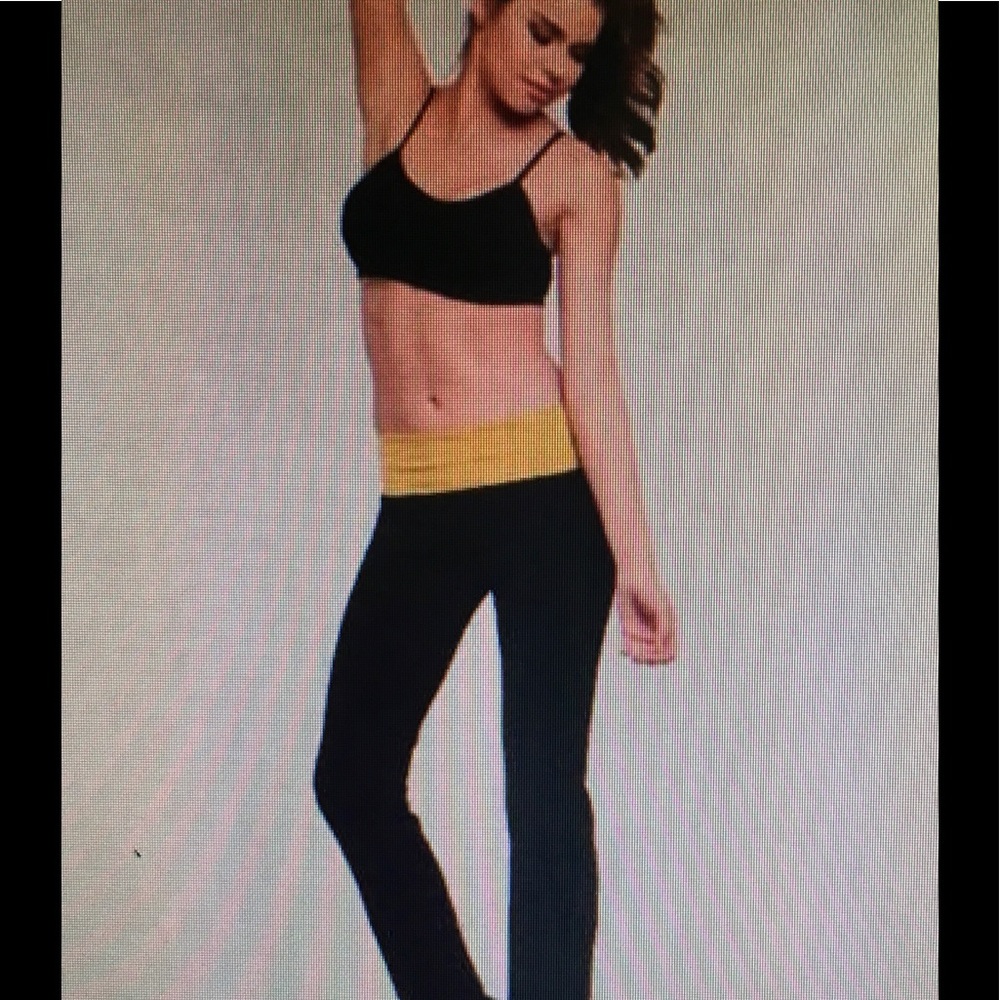 Black Mustard Yoga Pants. ( S,M,L )